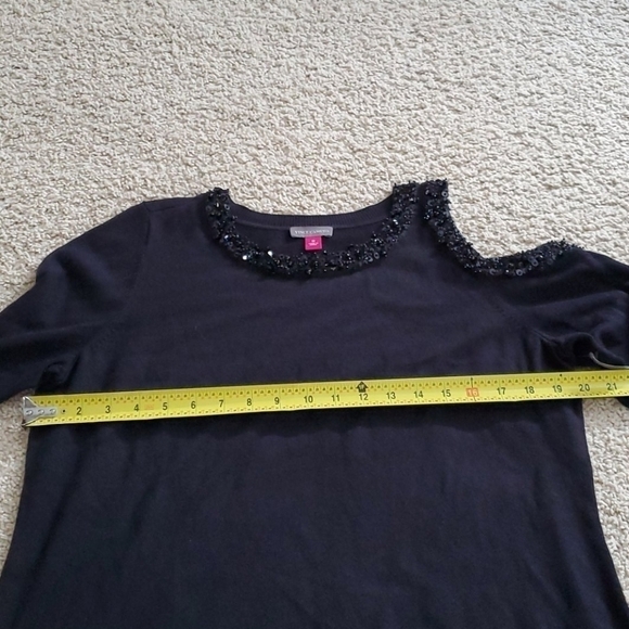 NWT VINCE CAMUTO Embellished Collar Sweater - Picture 8 of 11